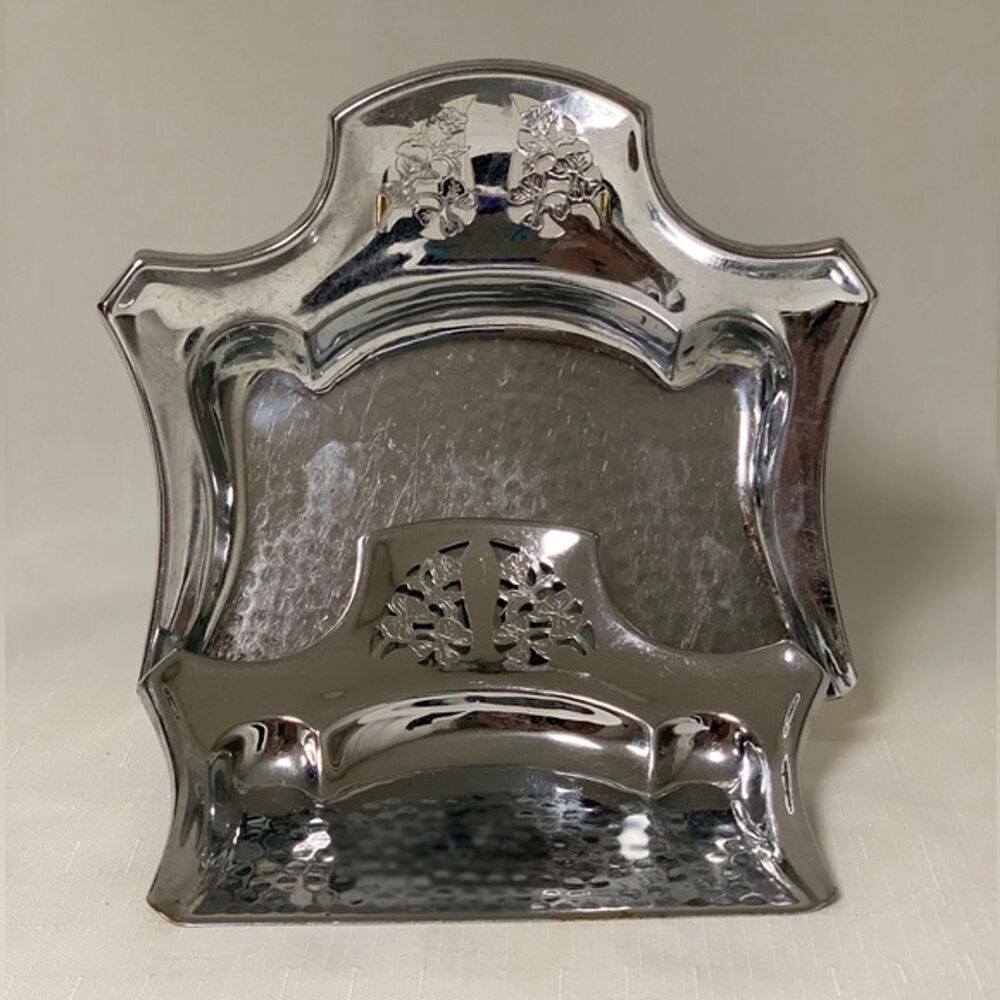 Vintage Farberware Silver Table Crumber Set 2 Pc Crumb Catcher Dining Tableware